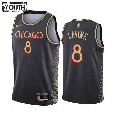 Maillot Basket Chicago Bulls Zach LaVine 8 2020-21 City Edition Swingman - Enfant